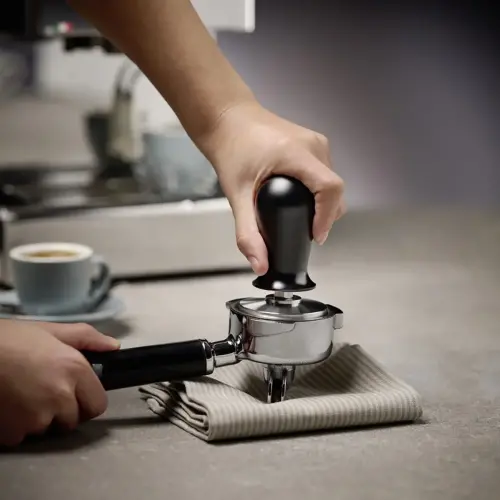 Tamper à café en acier inoxydable, avec régulateur de pression - APS photo du produit
