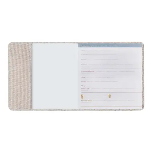 Agenda 2027 Exécutif Color - Semainier Planning Multilingue Ella Beige - 13 mois de décembre à décembre - 16x16 cm - Quo Vadis photo du produit