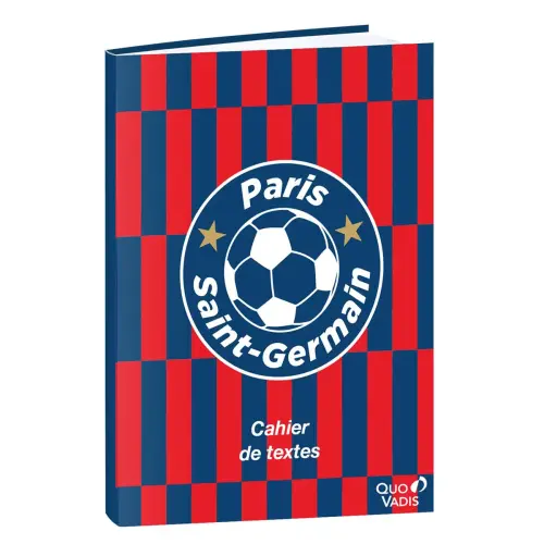 Cahier de textes Français PSG Pixel - Journalier - 15x21 cm - Papier Clairefontaine blanc - Fabrication française - Quo Vadis photo du produit