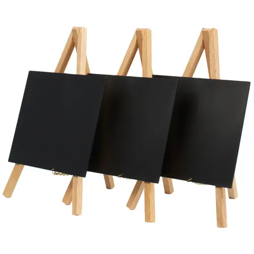 Ardoise de table MINI avec tr&eacute;pied, h&ecirc;tre - Securit photo du produit