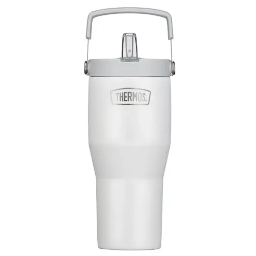 Gobelet isotherme RS Flip Straw, 0,85 l, blanc - Thermos photo du produit