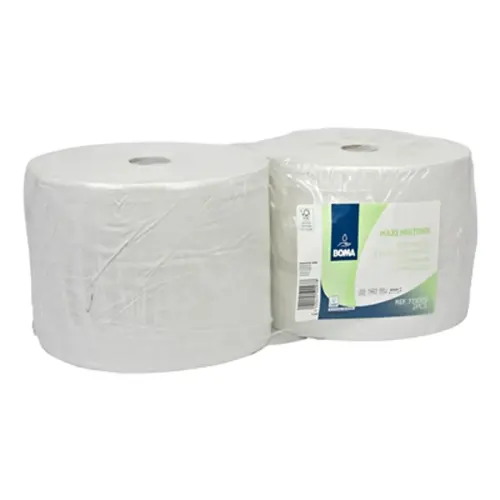 Bobines d'essuyage 2 plis 555 m x 25 cm - Boma photo du produit