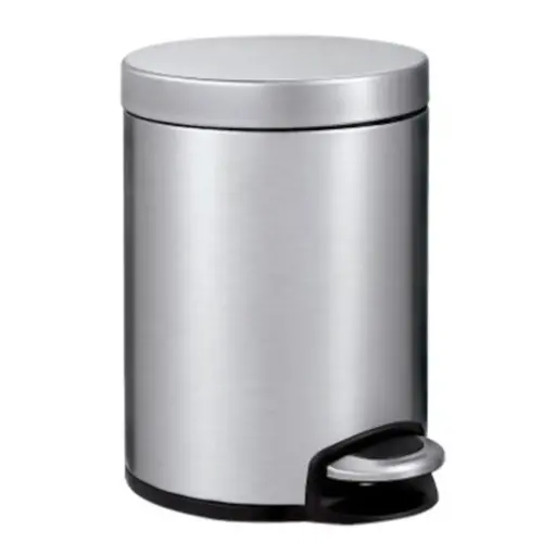 Seau pédale - 5L INOX MAT photo du produit