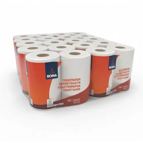 Rouleaux de papier toilette 2 plis 400f - Boma photo du produit