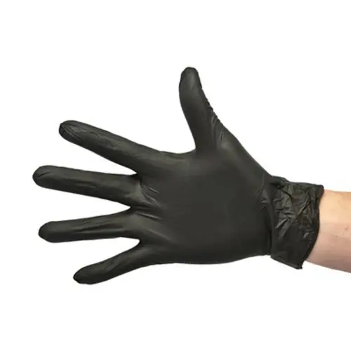 Gants jet.nitril NOIR-100pcs-M photo du produit