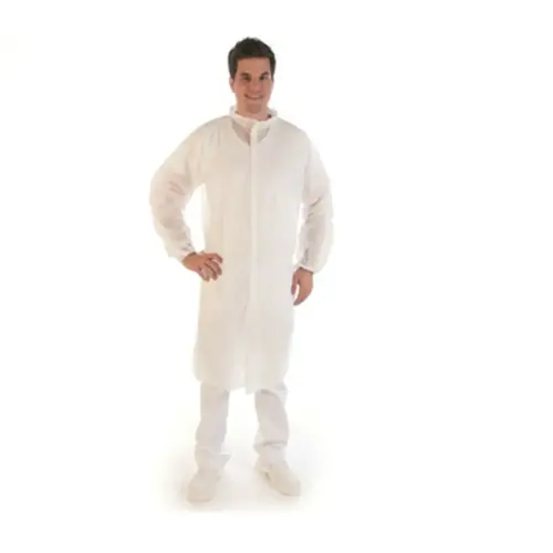 Veste visiteur non-tiss&eacute; BLANC photo du produit