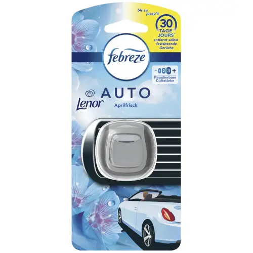 febreze Car Désodorisant de voiture Lenor Fraîcheur d'avril photo du produit