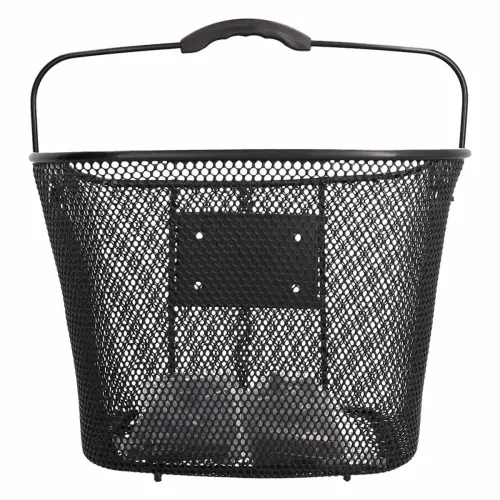 Panier de guidon pour v&eacute;lo &eacute;lectrique PLUS - Noir - Fischer photo du produit