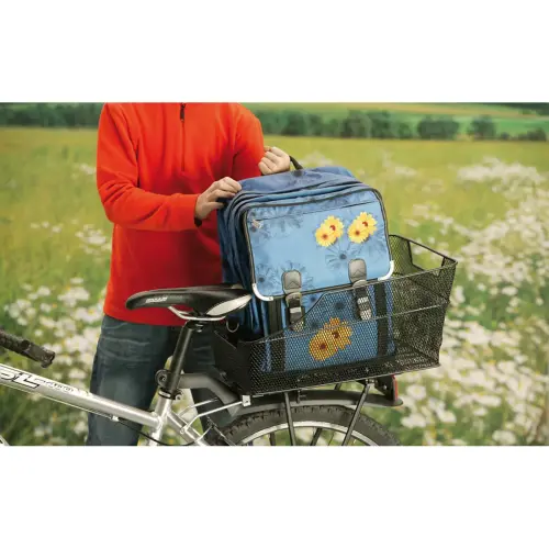 FISCHER Panier de vélo 'BIG' pour porte-bagage, noir photo du produit