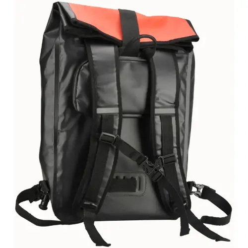 Sacoche de v&eacute;lo imperm&eacute;able - Rouge/noir - Fischer photo du produit