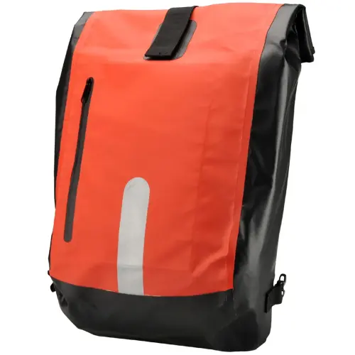 Sacoche de v&eacute;lo imperm&eacute;able - Rouge/noir - Fischer photo du produit
