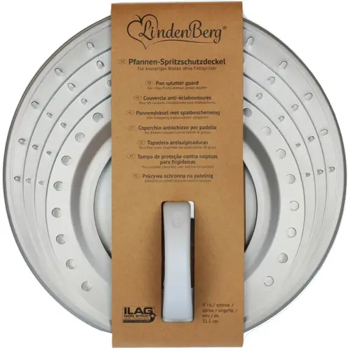 Linden Berg Couvercle anti-projections, rond, anthracite photo du produit