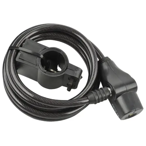 Câble antivol pour vélo - longueur 1800 mm - Noir - Fischer photo du produit