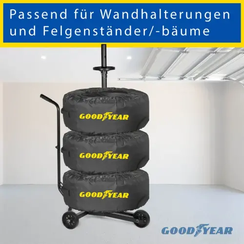 GOODYEAR Jeu de housses de protection pour pneus, 4 pièces photo du produit