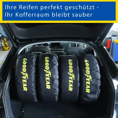 GOODYEAR Jeu de housses de protection pour pneus, 4 pièces photo du produit