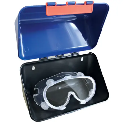 HYGOSTAR Bo&icirc;te pour &eacute;quipement de protection, MIDI, bleu photo du produit