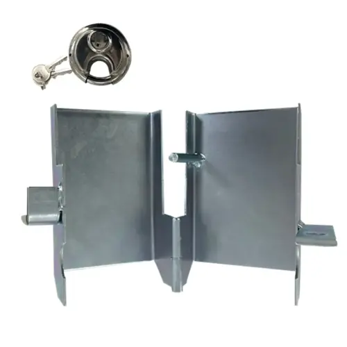 Antivol de remorque et caravane - rabattable - à cadenas - IWH photo du produit