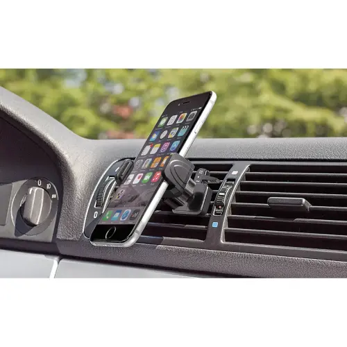 WEDO Support de smartphone pour voiture 'Clip-it plus', noir photo du produit