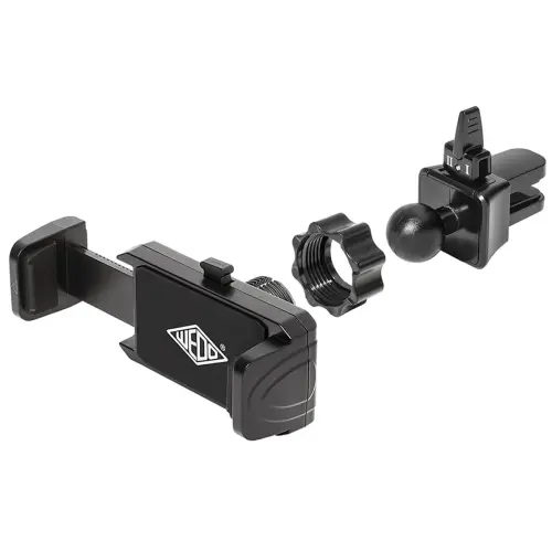WEDO Support de smartphone pour voiture 'Clip-it plus', noir photo du produit