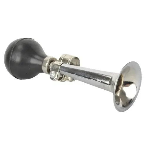 Klaxon trompe pour vélo - Chromé - Argent - Fischer photo du produit
