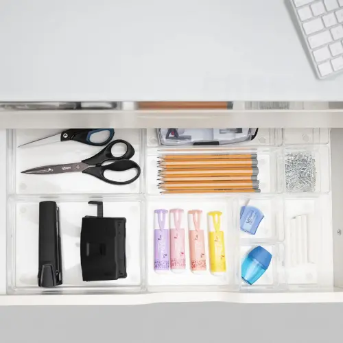 Kit d'inserts de tiroir « the organizer » en polystyrène 13 pièces - Transparent - Helit photo du produit