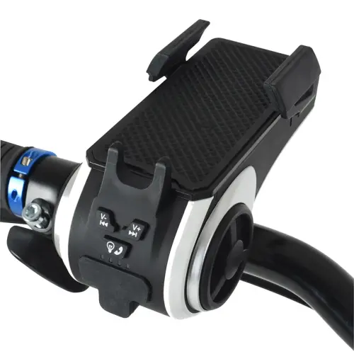Support de smartphone multimédia pour vélo - Noir - Fischer photo du produit