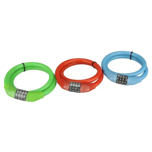 C&acirc;ble antivol pour v&eacute;lo - longueur 650 mm - Coloris assorti - Fischer photo du produit