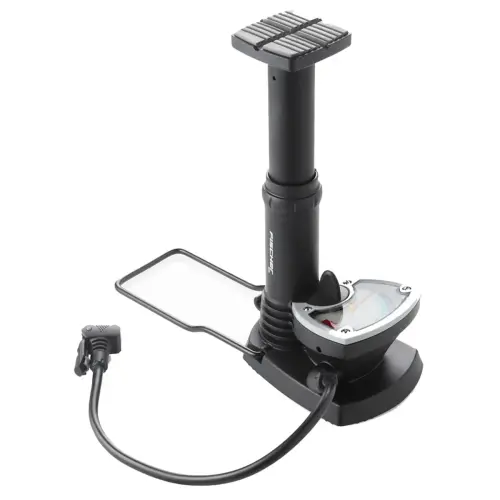 Pompe à air verticale pour vélo avec manomètre - pour toutes les valves - Fischer photo du produit