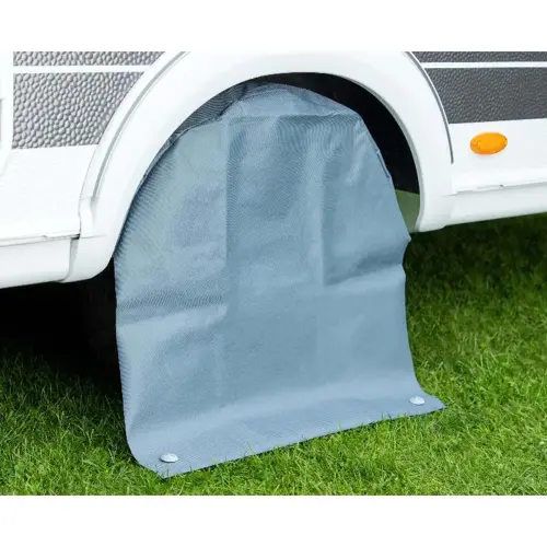 cartrend Housse de protection de roue, en polyester, gris photo du produit