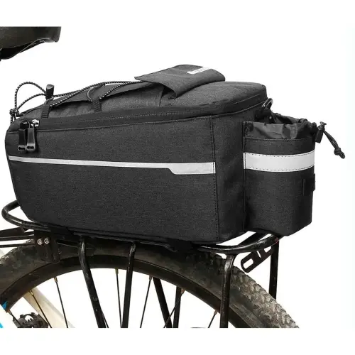 IWH Sac isotherme pour porte-bagages de vélo, noir photo du produit