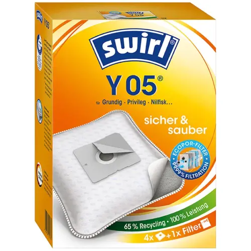 Sac d'aspirateur Y 05 - Avec filtre MicroporPlus - Swirl photo du produit