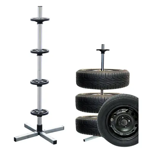 IWH Porte-jantes/pneus de voiture, pour 4 pneus de 225 mm photo du produit