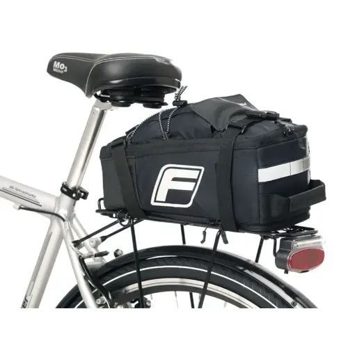 Sac pour porte-bagage de vélo 2 en 1 - Noir - Fischer photo du produit