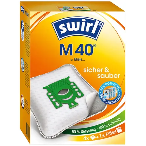 swirl Sac d'aspirateur M 40, avec filtre EcoPor photo du produit
