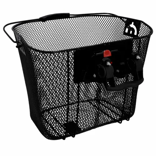 Panier de guidon pour vélo - fixation rapide - Noir - Fischer photo du produit