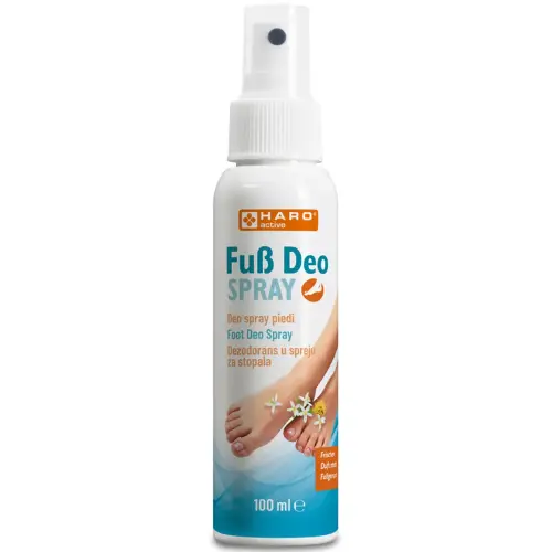 HARO Spray déodorant pour les pieds, vaporisateur de 100 ml photo du produit
