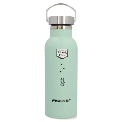 Gourde pour cycliste Girl en acier inoxydable - Vert - Fischer photo du produit