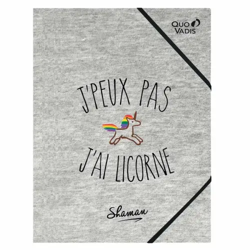 Chemise 3 rabats elastique Shaman - 24x32 cm - Quo vadis photo du produit