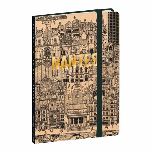 Carnet A5 192 pages Docteur Paper - 15x21 cm - avec &eacute;lastique - Quo vadis photo du produit