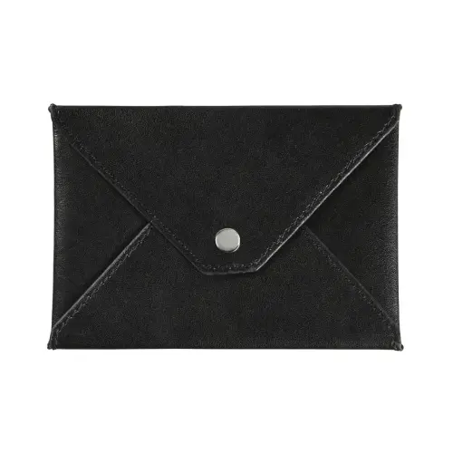 Enveloppe papiers identite - Cuir Satiny - 14x9,5 cm - Quo Vadis photo du produit