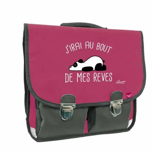 Cartable 38 Vintage - 2 compartiments Shaman - 38x30x14 cm - Quo vadis photo du produit