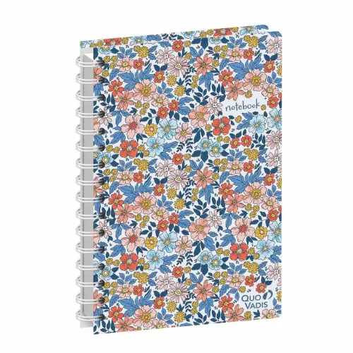 Carnet rigide A5 spirale - 192 pages Daisy - 15x21 cm - Quo vadis photo du produit