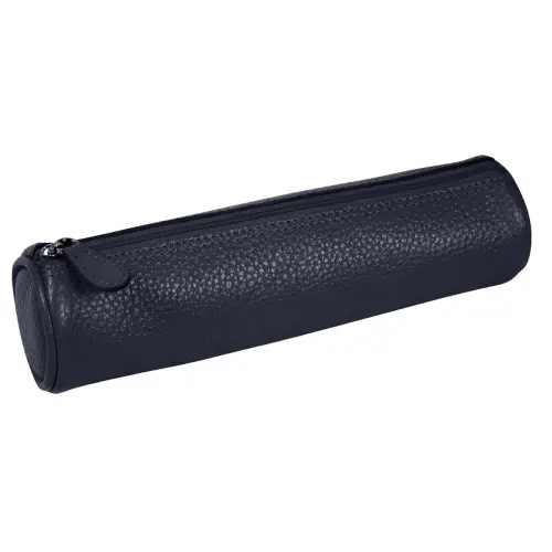 Trousse ronde - Cuir Goya - 22x6 cm - Quo vadis photo du produit