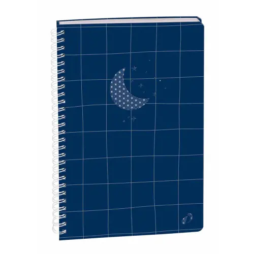 Carnet rigide A5 spirale - 192 pages Authentik - 15x21 cm - Quo vadis photo du produit
