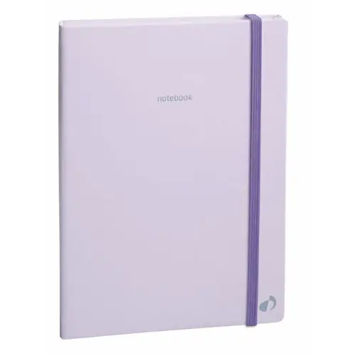 Carnet A5 192 pages Pastel - 15x21 cm - avec &eacute;lastique - Quo vadis photo du produit
