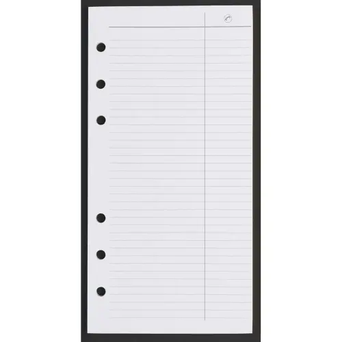 Feuilles adresse 1017 Recharge Tranche dor&eacute;e - 10x17 cm - Lign&eacute;es - Quo vadis photo du produit