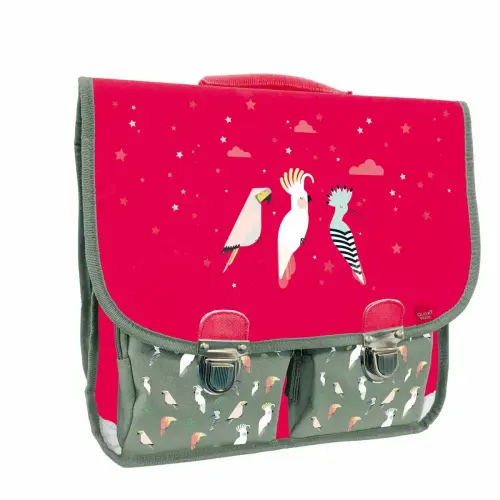 Cartable 38 Vintage - 2 compartiments Animascot - 38x30x14 cm - Quo vadis photo du produit