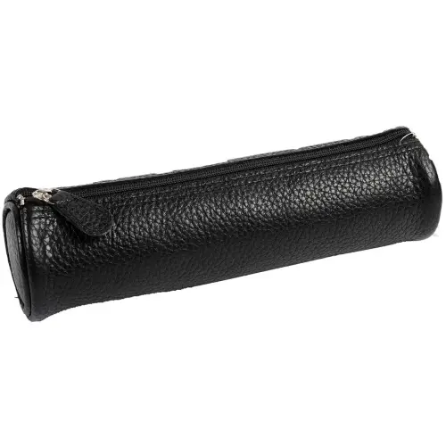 Trousse ronde - Cuir Goya - 22x6 cm - Quo vadis photo du produit