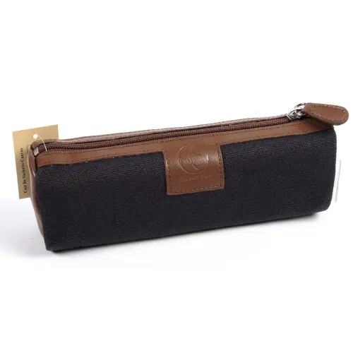 Trousse trapèze - cuir S1829 - 22x06x8,5 cm - Quo vadis photo du produit