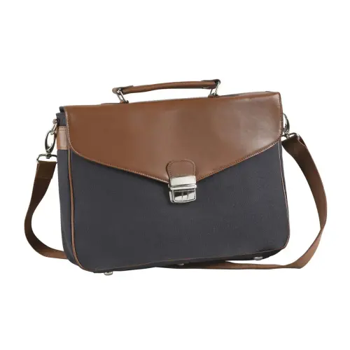 Sacoche fermoir metal - Cuir S1829 - 30x27x05 cm - Quo vadis photo du produit